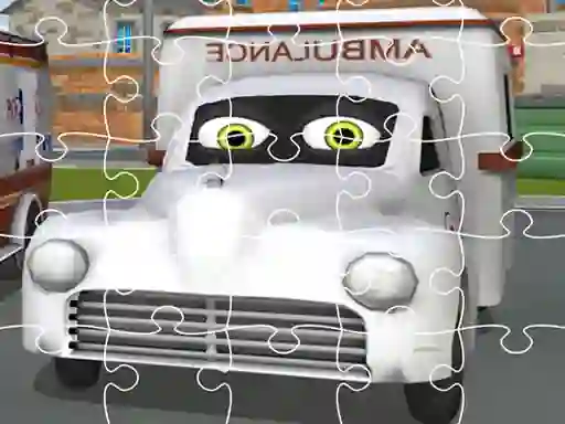 Игра Ambulance Trucks Jigsaw онлајн