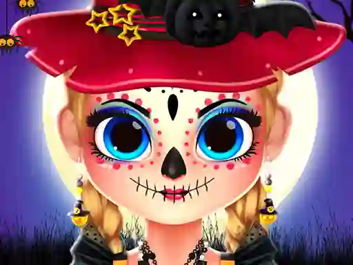 Игра Little Lily Halloween Prep онлајн