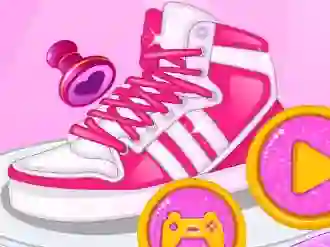 Игра Popstar sneaker designer онлајн