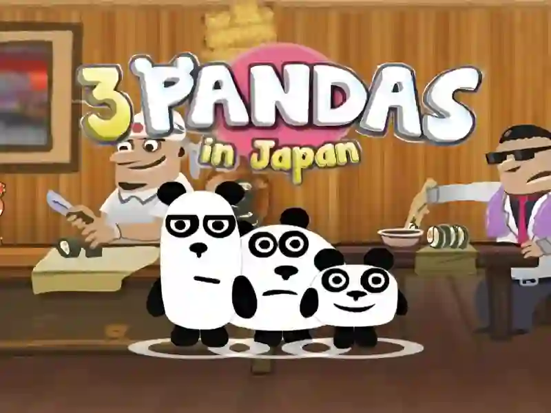 Игра 3 Pandas In Japan HTML5 онлајн