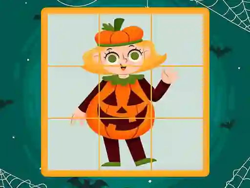 Игра Halloween Puzzles онлајн
