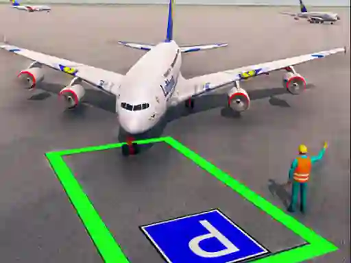 Игра Air Plane Parking 3d онлајн