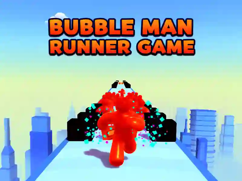 Игра Bubble Man Runner Game онлајн