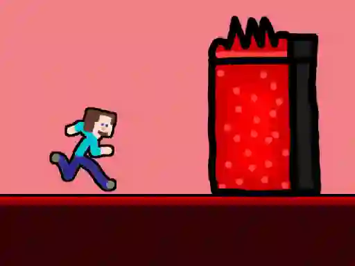 Игра Steveman Lava World онлајн