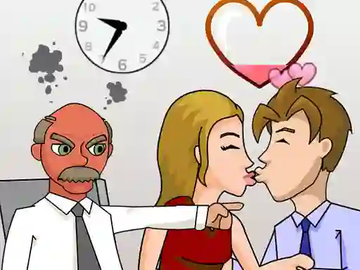 Игра Secret Office Kissing онлајн