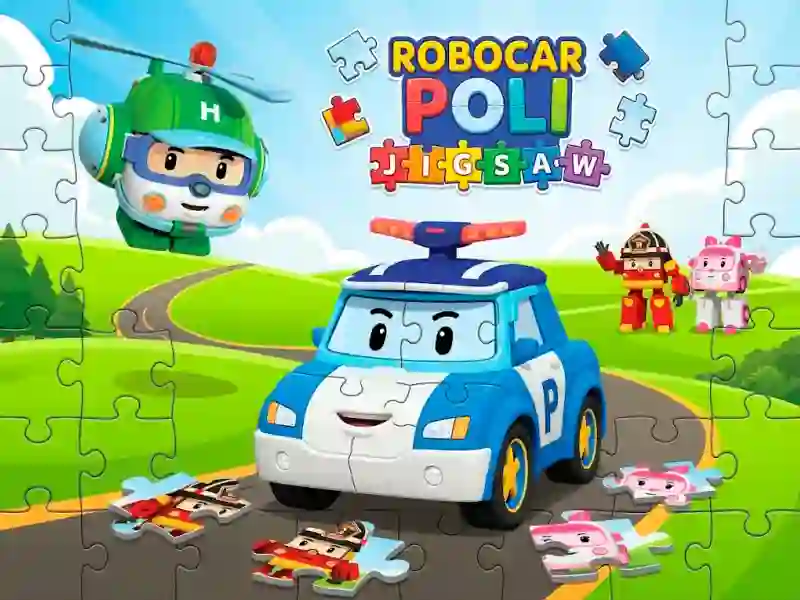 Игра Robocar Poli Jigsaw онлајн