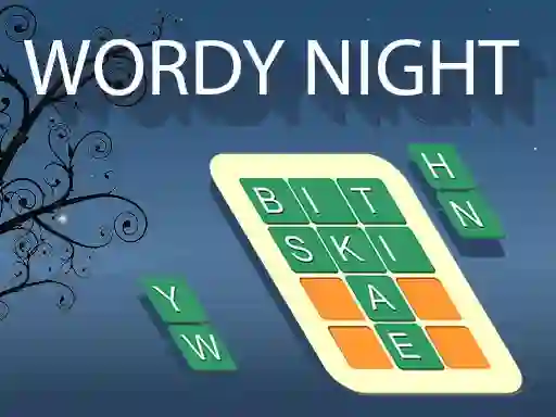 Игра Wordy Night онлајн