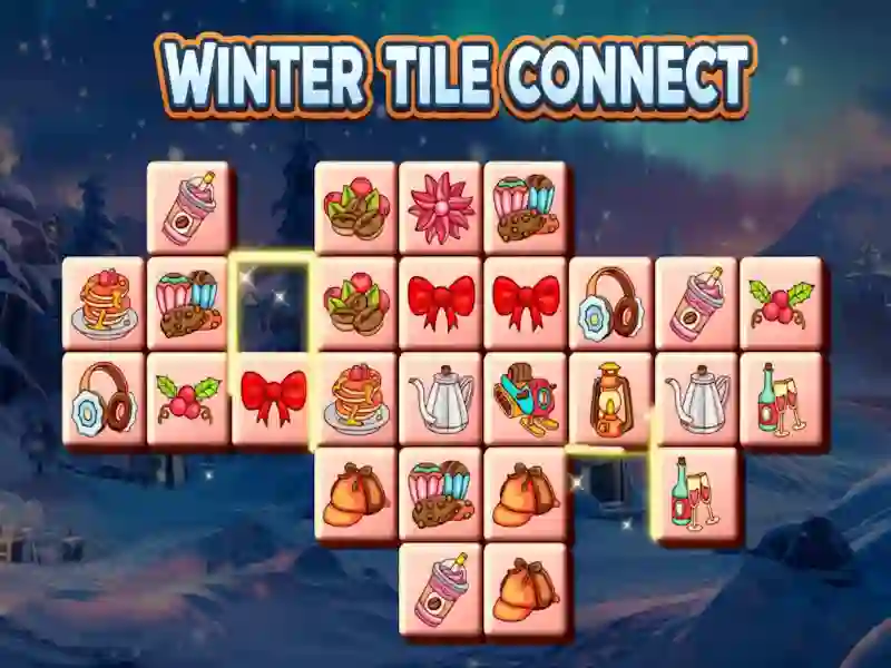 Игра Winter Tile Connect онлајн
