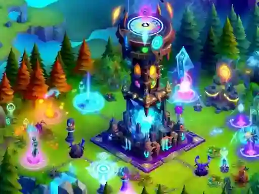 Игра 2D Fantasy Tower Defence онлајн
