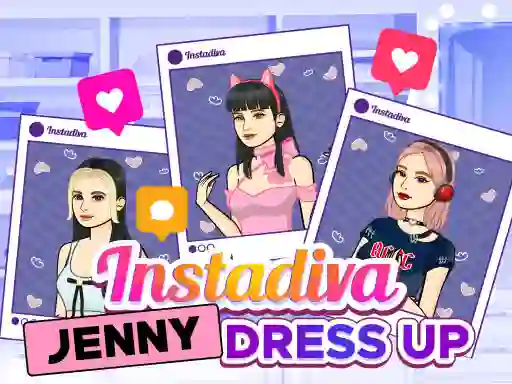 Игра Instadiva Jenny Dress Up онлајн