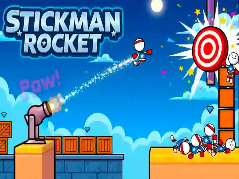 Игра Stickman Rocket онлајн