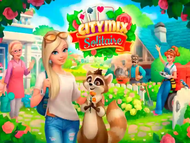 Игра City Mix Solitaire онлајн