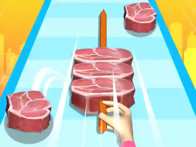 Игра Bbq Stack Run онлајн