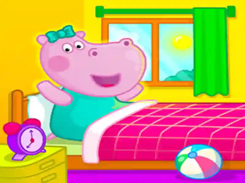 Игра Hippo Good Morning онлајн