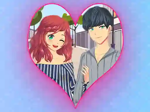 Игра Romantic Anime Couples Dress Up Game онлајн