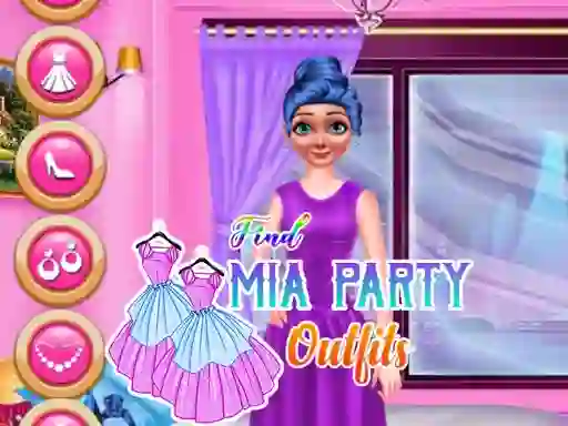 Игра Find Mia Party Outfits онлајн