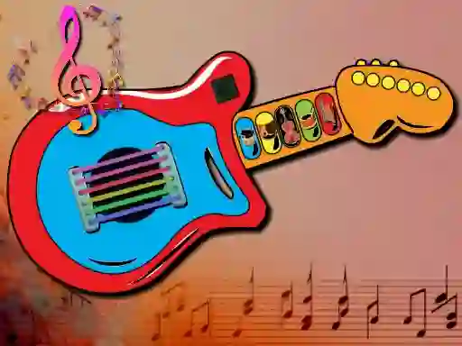 Игра Kids Guitar Music Time онлајн