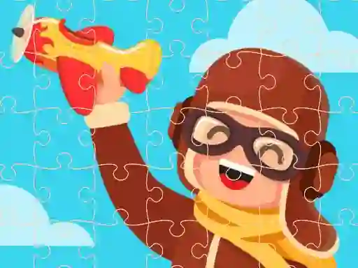 Игра Airplane Puzzles онлајн