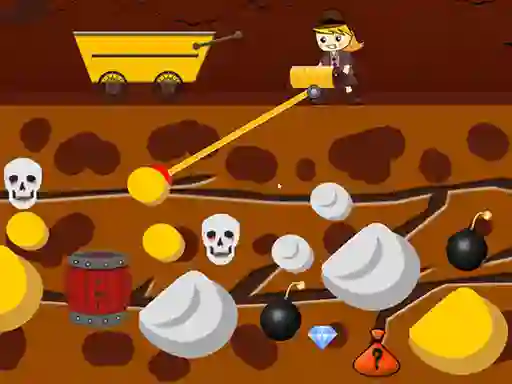 Игра Lady Gold Miner онлајн