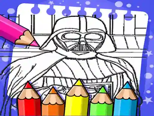 Игра Darth Vader Coloring Book онлајн