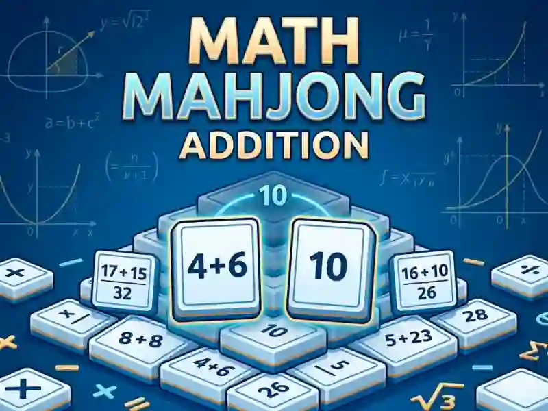 Игра Math Mahjong Addition онлајн