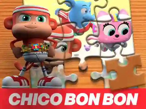 Игра Chico Bon Bon Jigsaw Puzzle онлајн