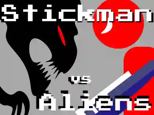 Игра Stickman vs Aliens онлајн