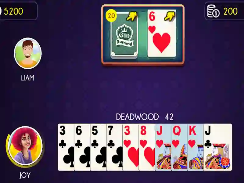 Игра Gin Rummy онлајн
