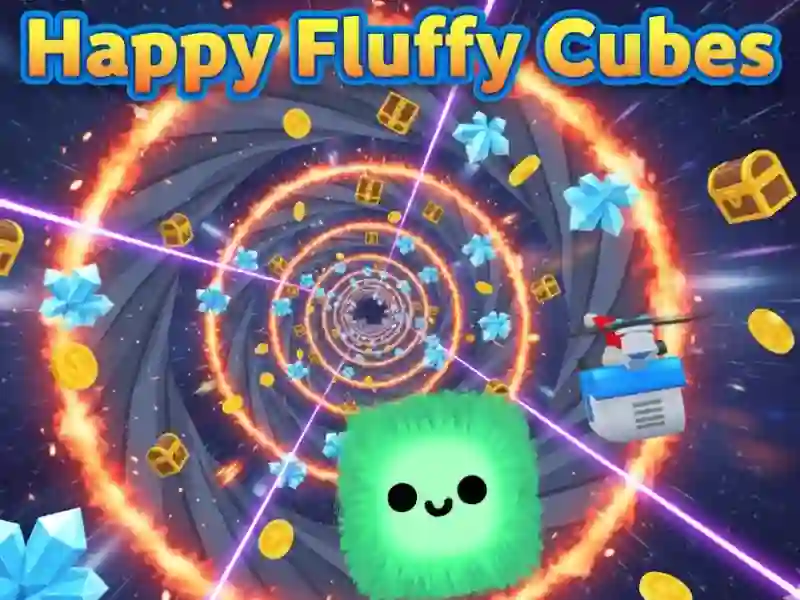 Игра Happy Fluffy Cubes онлајн