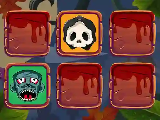 Игра Halloween Faces Memory онлајн