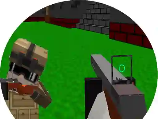 Игра Blocky Gun 3d Warfare онлајн
