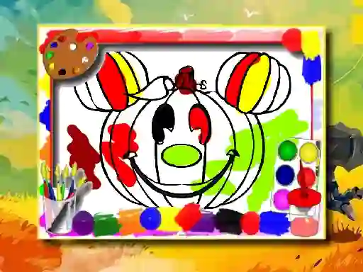 Игра Halloween Coloring Book онлајн