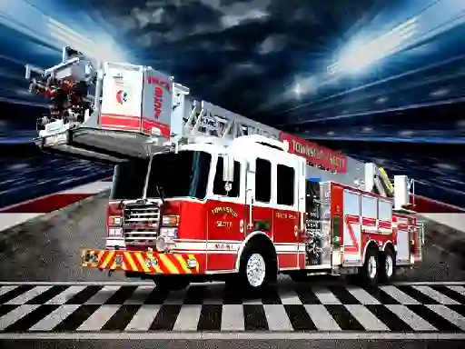 Игра Fire Trucks Puzzle онлајн