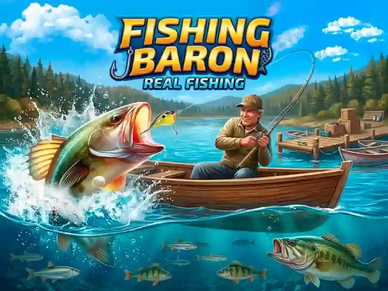 Игра Fishing Baron Real Fishing онлајн