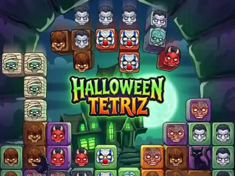 Игра Halloween Tetriz онлајн