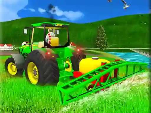 Игра Indian Tractor Farm Simulator онлајн