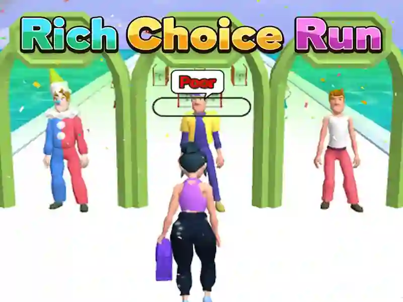 Игра Rich Choice Run онлајн