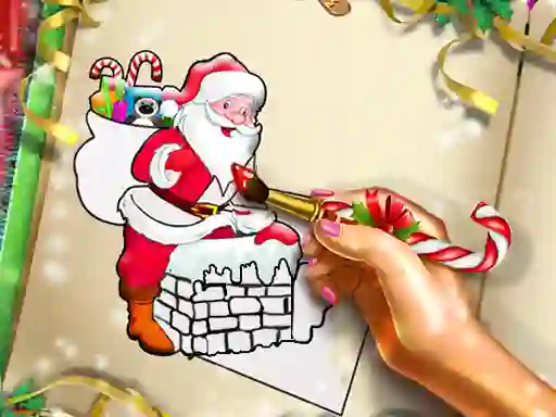 Игра Santa Christmas Coloring онлајн