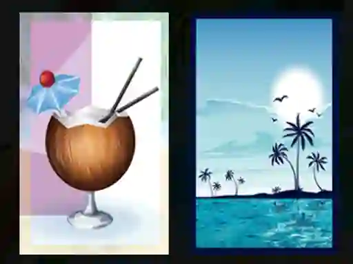 Игра Beach Cocktails Memory онлајн