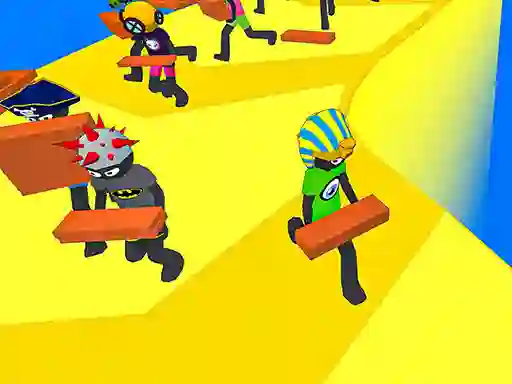 Игра Stickman Planks Fall онлајн