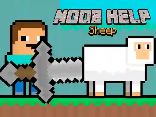 Игра Noob Help Sheep онлајн