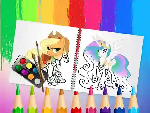 Игра Sweet Pony Coloring Book онлајн
