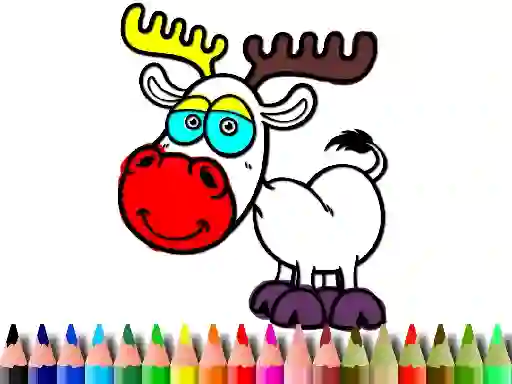 Игра Back to School: Deer Coloring Book онлајн