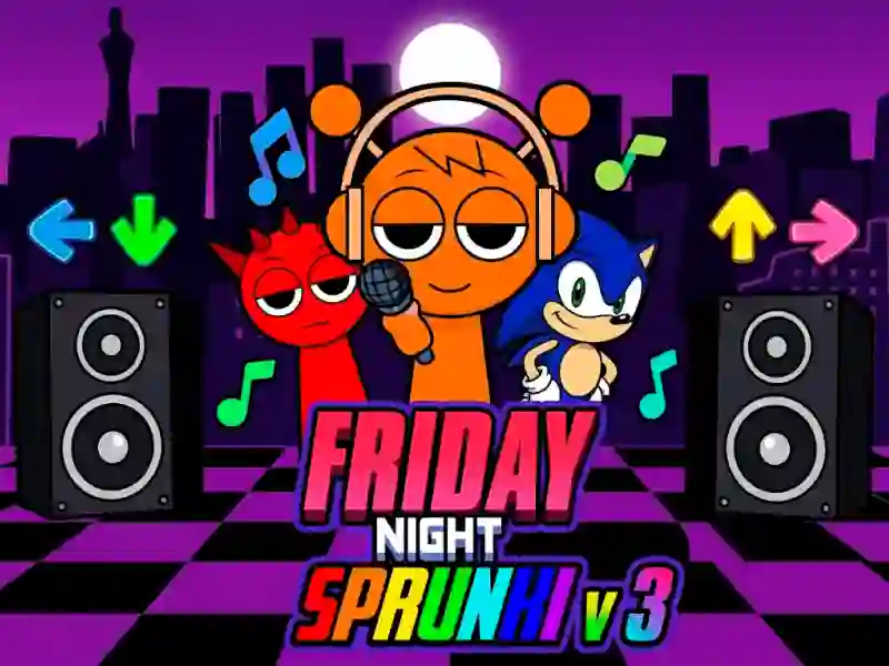 Игра Friday Night Sprunki v 3 онлајн