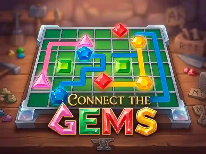 Игра Connect The Gems онлајн