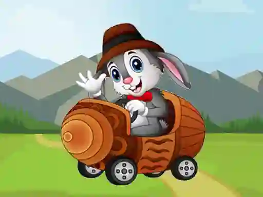Игра Cartoon Animals In Cars Match 3 онлајн