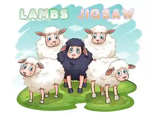Игра Lambs Jigsaw онлајн