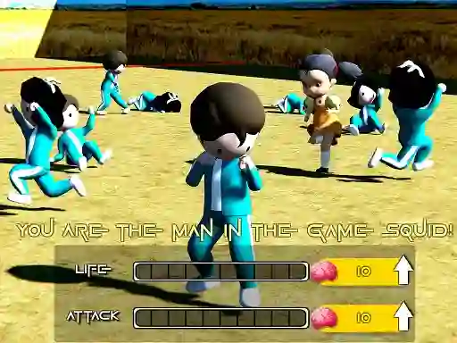 Игра Squid Game Crowd онлајн