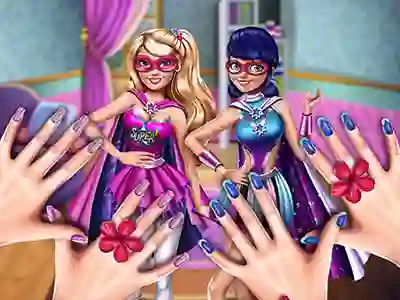 Игра Princess Superheroes: Beauty Salon онлајн