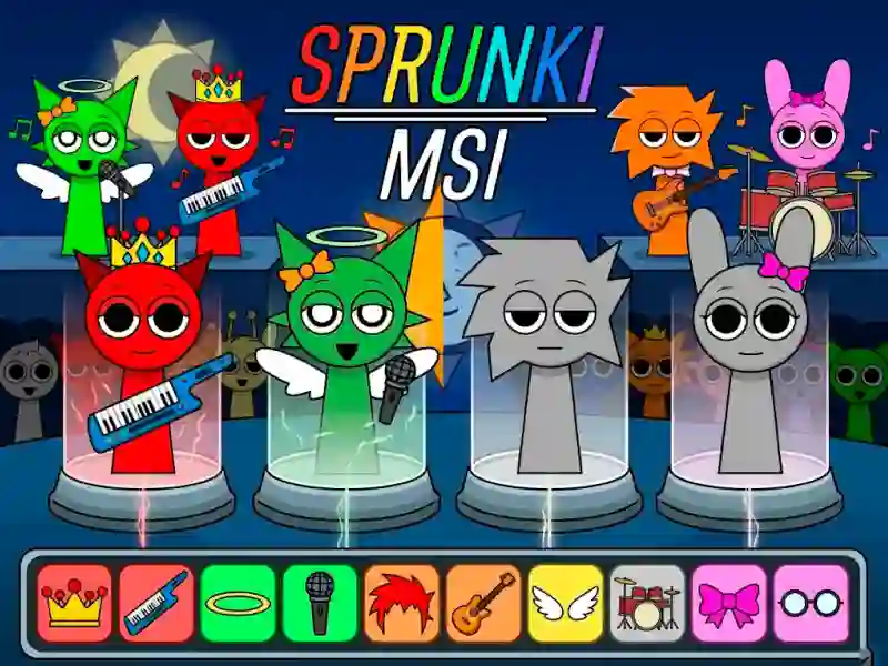 Игра Sprunki.MSI онлајн